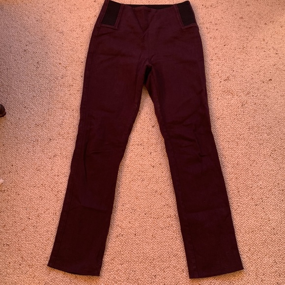 Toorallie burgundy Merino Denim pants - Picture 4 of 5